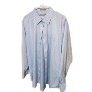 Nordstrom Wrinkle Free Smartcare Men 17.5-34/35 Checked Trim Fit L/S Dress Shirt